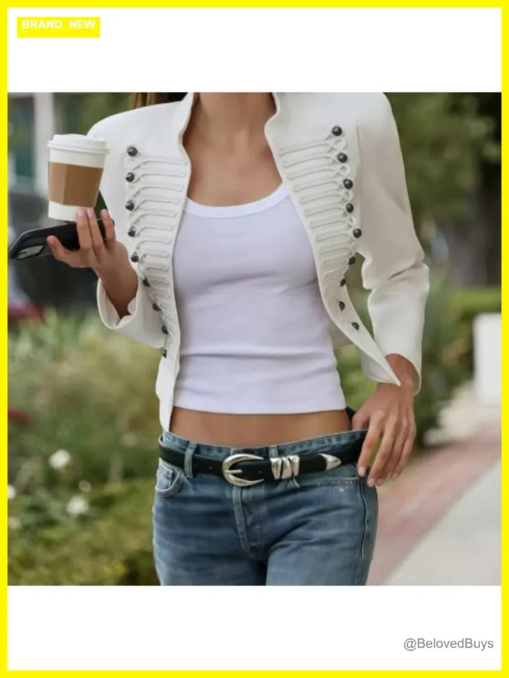 Skinny Faux Leather Belt with Alloy Buckle for Jeans